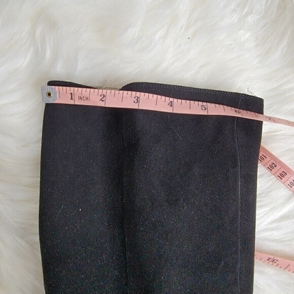 RAYE Women's Revolve Black Tall boots Suede Side zipper trendy & fashion sz 9 - Picture 7 of 11